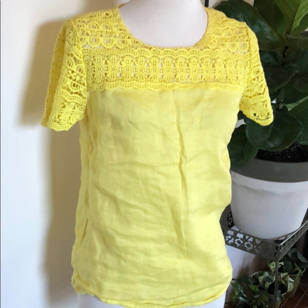 Yellow summer top